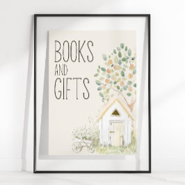 Landtiere Meadow Baby Shower Books Geschenke Schil Poster