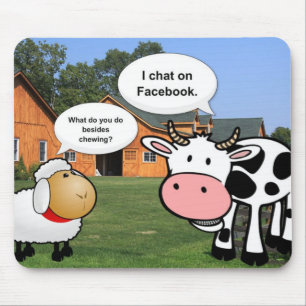 Landtiere niedlich Cartoon lustige Facebook-Chat Mousepad