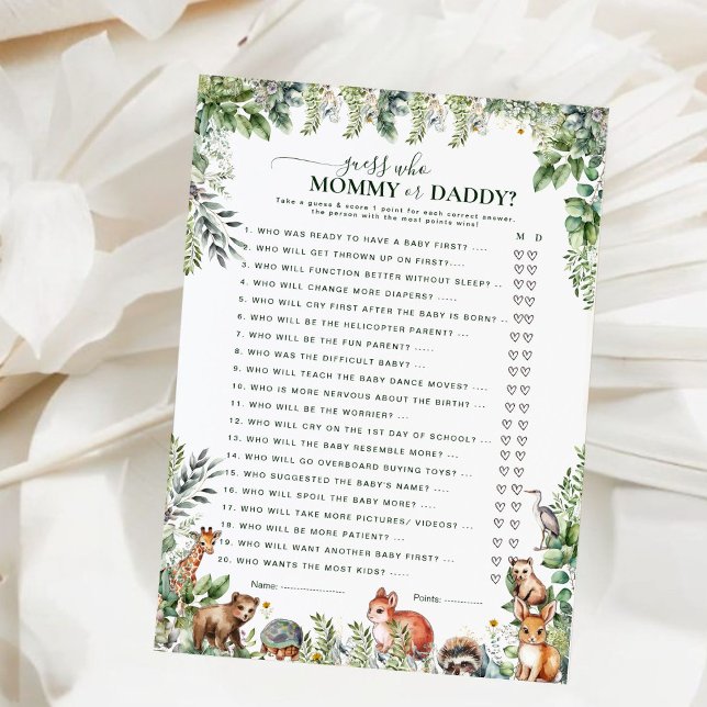 Landtiere raten Mommy oder Daddy Baby Game (Von Creator hochgeladen)