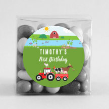 Landtiere & Red Traktor Geburtstagsparty Thema