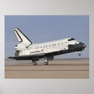Landung der Raumfähre Atlantis (STS-27) Poster