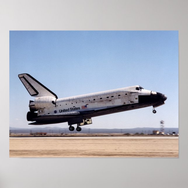 Landung der Raumfähre Discovery (STS-92) Poster (Vorne)