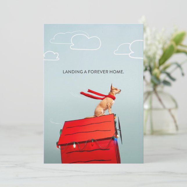 Landung einer Forever-Zuhause Einladung (Stehend Vorderseite)