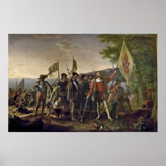 Landung von Columbus Poster (Vorne)