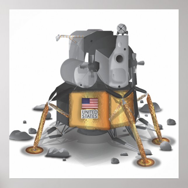 Landungsfahrzeug Poster (Vorne)