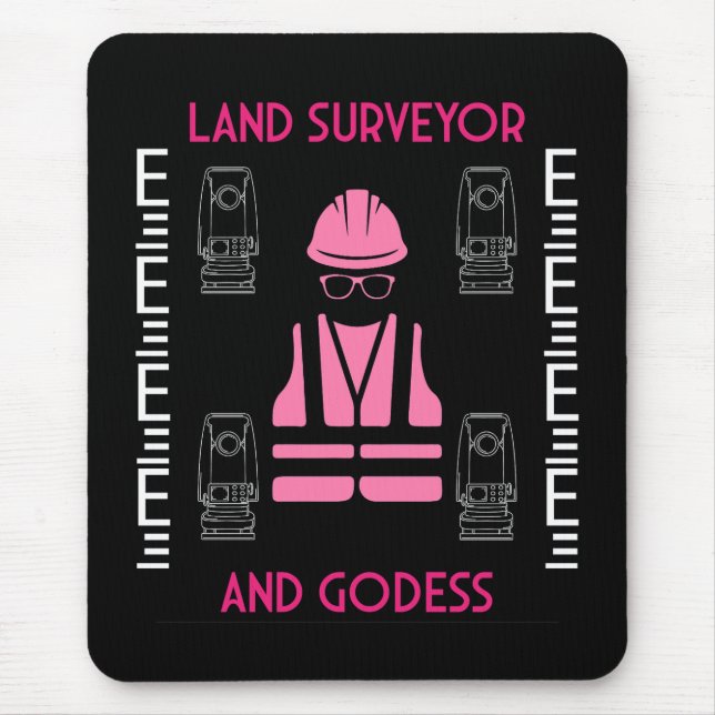 Landvermesser Mousepad (Vorne)