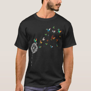 Landwirt baut Löwenzahn Farm Tier Vogel Huhn T-Shirt
