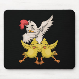 Landwirt Geflügelfamilie Tier Dabbing Bauernhof Vo Mousepad