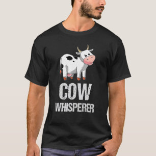 Landwirt Kuhflüsterer Vieh Farm Tier Kühe T-Shirt