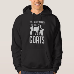 Landwirt Tier  Ja, ich brauche wirklich all diese  Hoodie