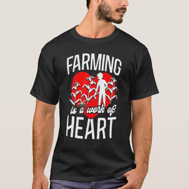 Landwirtschaft Bauer Herzenbau Mädchen Es ist ein  T-Shirt (Vorderseite)