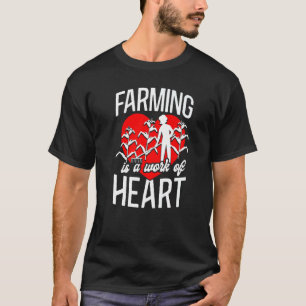 Landwirtschaft Bauer Herzenbau Mädchen Es ist ein  T-Shirt