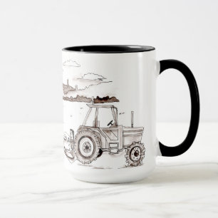 Landwirtschaft des Abendessens in der Feld-Tasse Tasse