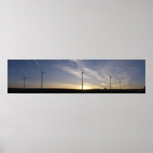 Landwirtschaft des Winds Poster