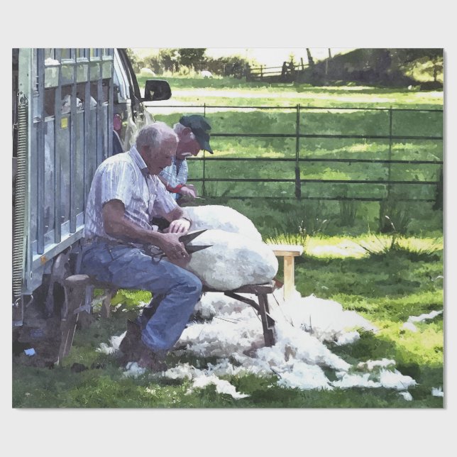 LANDWIRTSCHAFT GESCHENKPAPIER (Flach)