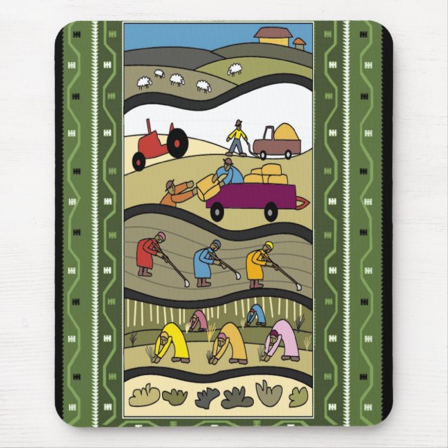 Landwirtschaft in Afrika Mousepad (Vorne)