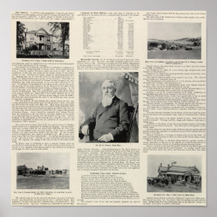 Landwirtschaft in Santa Rosa, Kalifornien Poster
