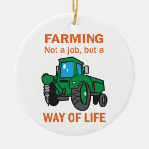 Landwirtschaft Keramik Ornament
