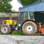 LANDWIRTSCHAFT KÜCHENTUCH<br><div class="desc">Nur Zeit,  um für den Bauer zu stoppen für das Mittagessen,  bevor er wieder auf die Felder auf seinem Traktor.</div>
