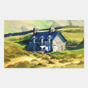 LANDWIRTSCHAFT RECHTECKIGER AUFKLEBER