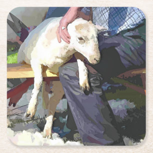 LANDWIRTSCHAFT RECHTECKIGER PAPPUNTERSETZER