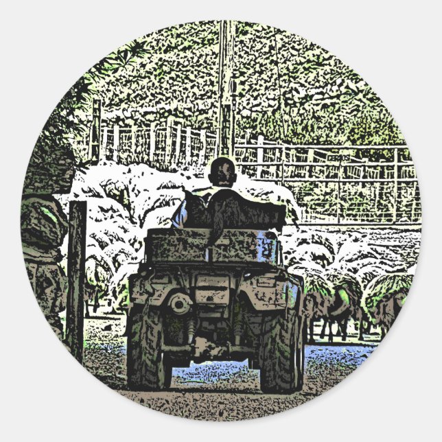 LANDWIRTSCHAFT RUNDER AUFKLEBER (Vorderseite)