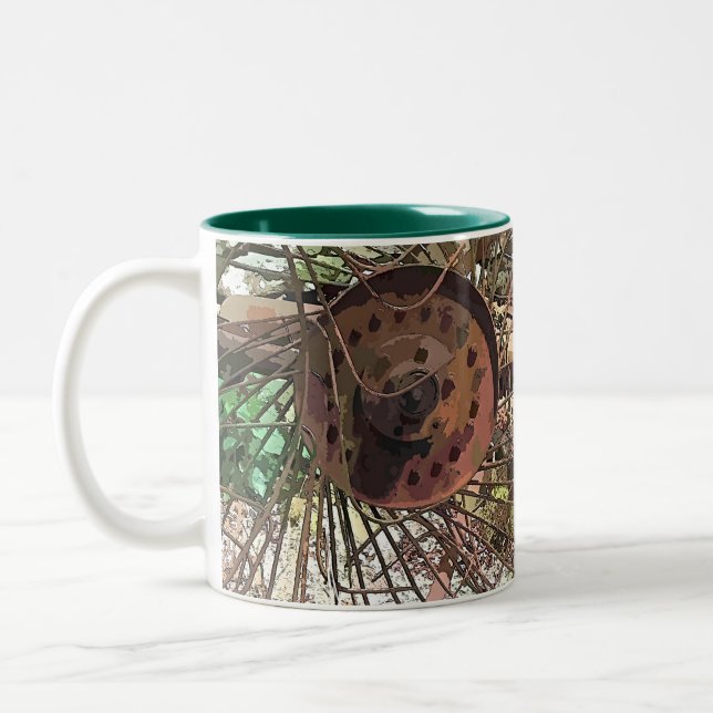 LANDWIRTSCHAFT ZWEIFARBIGE TASSE (Links)