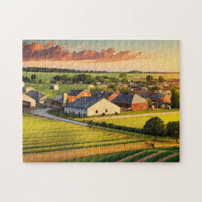 Landwirtschaftliche Gemeinschaft 1 Das Puzzle des  (Horizontal)