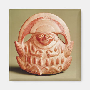 Landwirtschaftliche Gottheit des Inkas, die einen Magnet