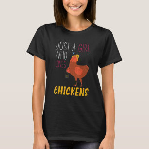 Landwirtschaftliche Henne Bauer Tiere Frauen Hühne T-Shirt