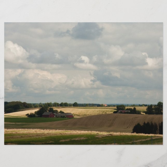Landwirtschaftliche Landschaft (Vorderseite)