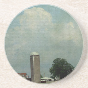 Landwirtschaftliche Landschaft Getränkeuntersetzer