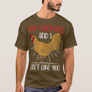 Landwirtschaftliche Nutztiere Funny Bauer Fish Ani T-Shirt