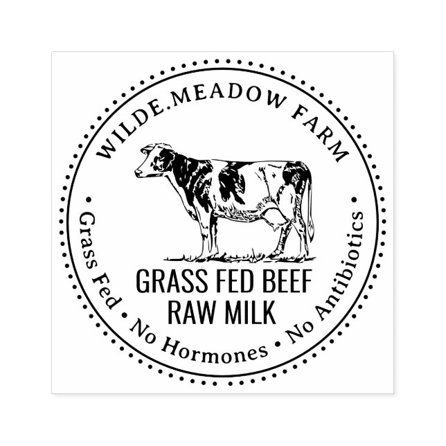 LANDWIRTSCHAFTLICHE Rindfleischerzeugnisse Agrarma Gummistempel (Prägung)