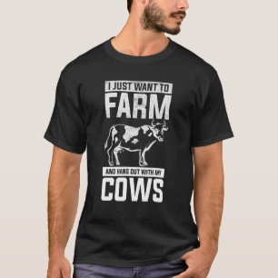 Landwirtschaftliche Tierhaltung Kuh Landwirt Kuh T-Shirt