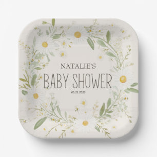 Landwirtschaftliche Tierwiesenfreunde Baby Shower Pappteller