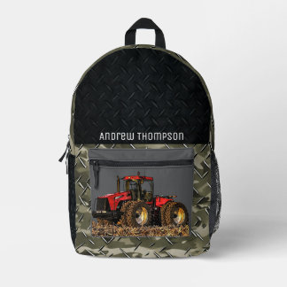 landwirtschaftliche Zugmaschine Coole Landwirtscha Bedruckter Rucksack