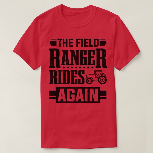 Landwirtschaftliche Zugmaschine Feldzug Ranger Rid T-Shirt (Design vorne)