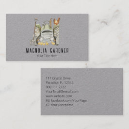 Landwirtschaftliche Zugmaschine Hühner Bio Gartenb Visitenkarte