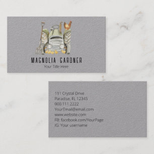 Landwirtschaftliche Zugmaschine Hühner Bio Gartenb Visitenkarte