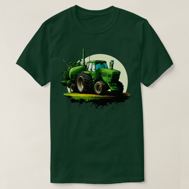 landwirtschaftliche Zugmaschine T-Shirt (Design vorne)