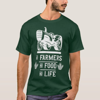 Landwirtschaftlicher Bauer Keine Bauern kein Leben T-Shirt