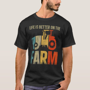 Landwirtschaftlicher Bauer Vintage Traktor Retro A T-Shirt