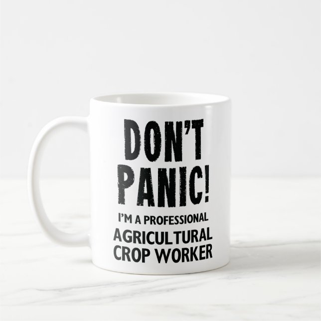 Landwirtschaftlicher Landarbeiter Kaffeetasse (Links)