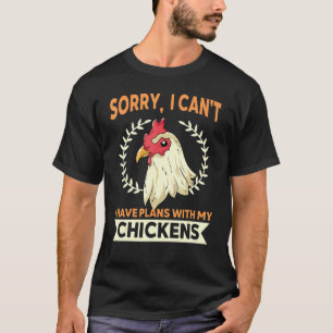 Landwirtschaftliches Tier  Hahn Landwirt Geflügel  T-Shirt