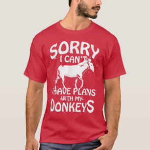 Landwirtschafts-Donkey-Bauer Landwirtschaftliches T-Shirt