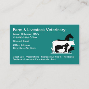 Landwirtschafts- und Viehzucht-Veterinärklinik Visitenkarte