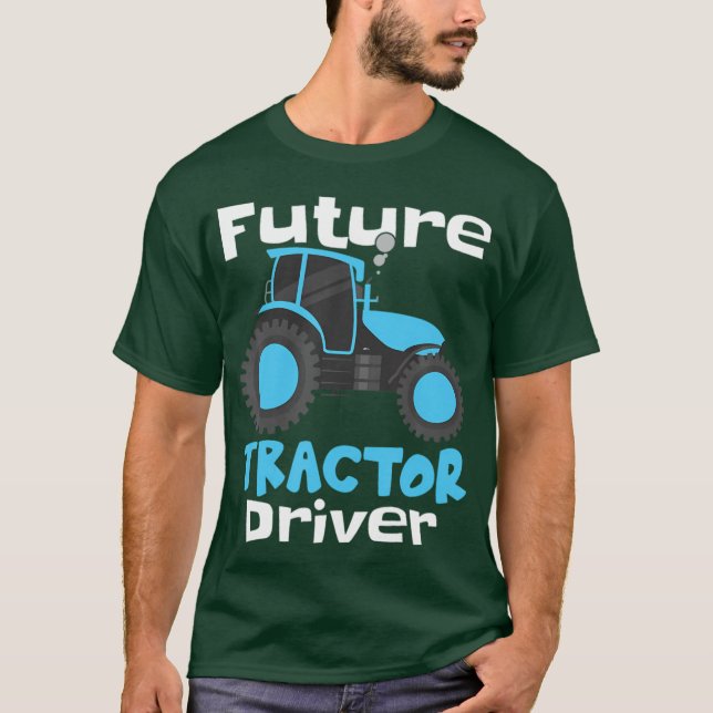 Landwirtschaftstraktor Junge Bauer T-Shirt (Vorderseite)