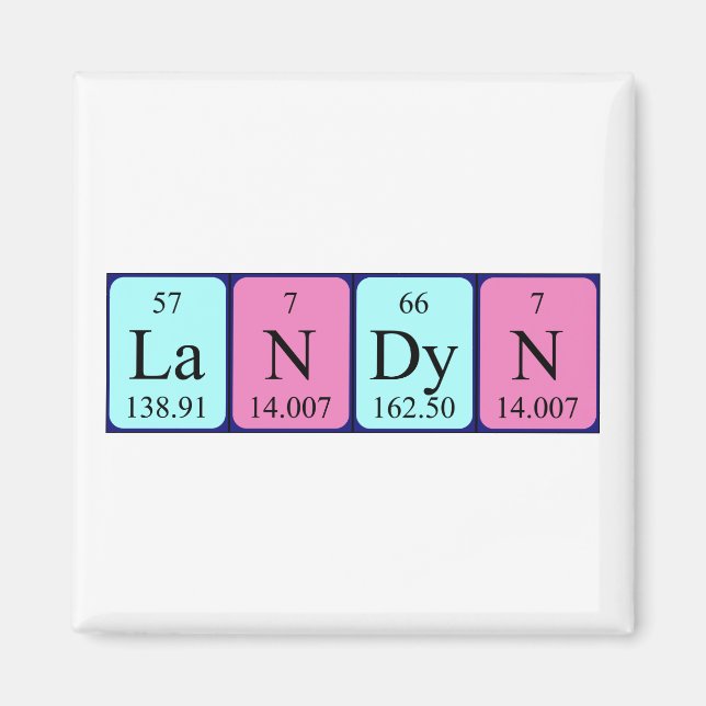 Landyn Periodenmagnetmagnet Magnet (Vorne)