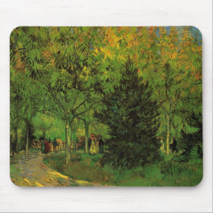 Lane in Public Garden, Arles von Vincent van Gogh Mousepad
